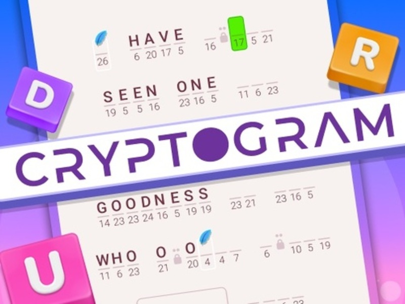 Spel Cryptogram: Word Brain Puzzle online