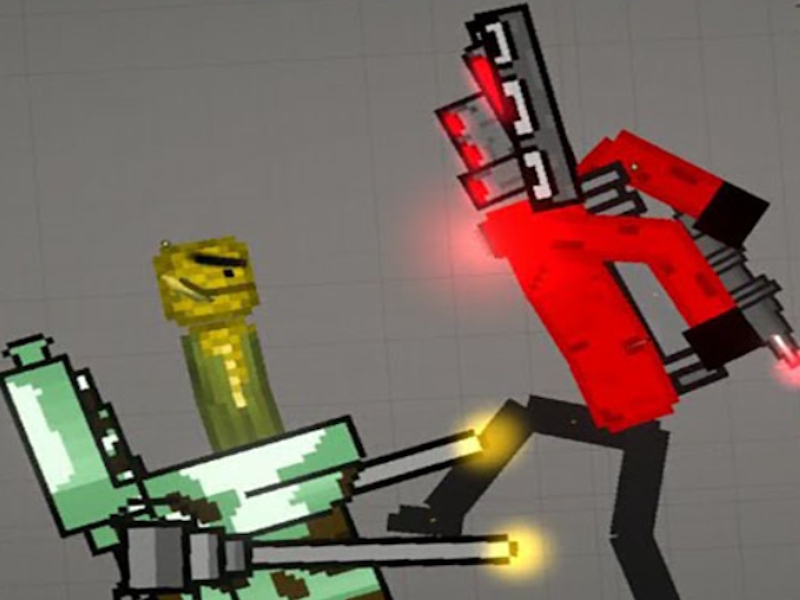 Spel Skibidi toilet meloen sandbox online