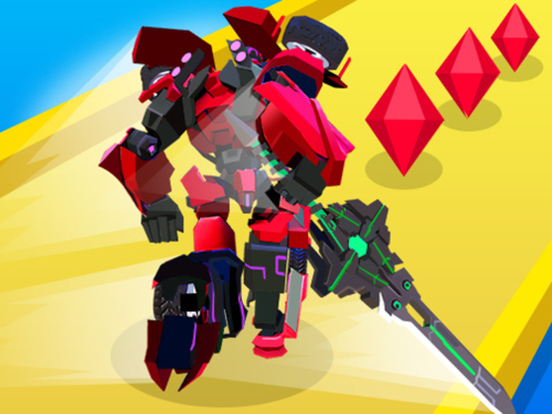 Spel Robot Runner Fight online