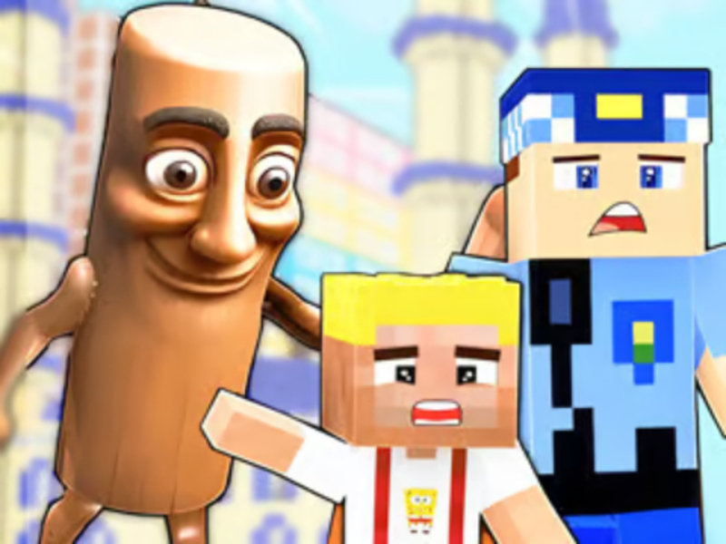 Spel Jigsaw Puzzle: Brainrot Minecraft Mod online