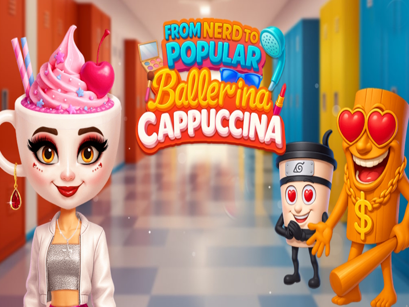 Spel Van nerd tot populaire ballerina cappuccina online