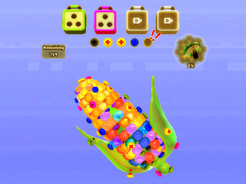 Spel Schroef sorteren puzzel: pin jam 3D online