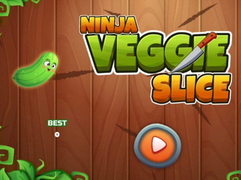Spel Ninja Veggie Slice online