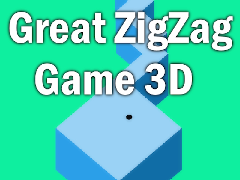 Spel Geweldige Zigzag Game 3D online