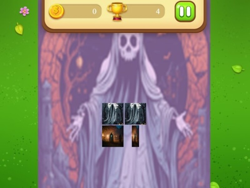 Spel Ghost Memory Match online