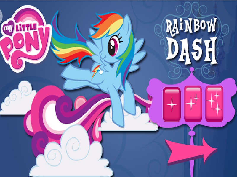 Spel Rainbow Dash's Cloud Bump online