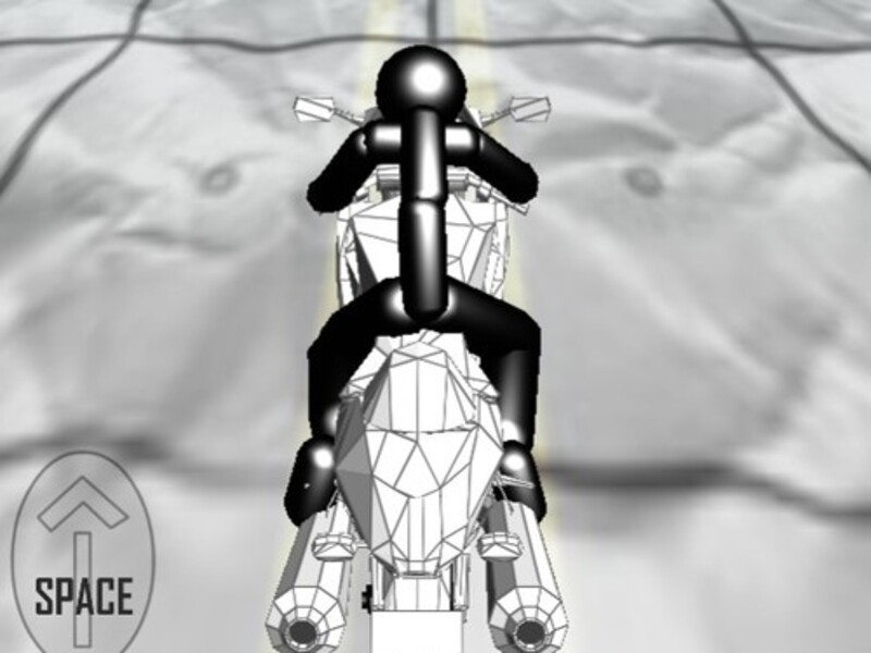 Spel Stickman Zombie Motorcycle Racing online