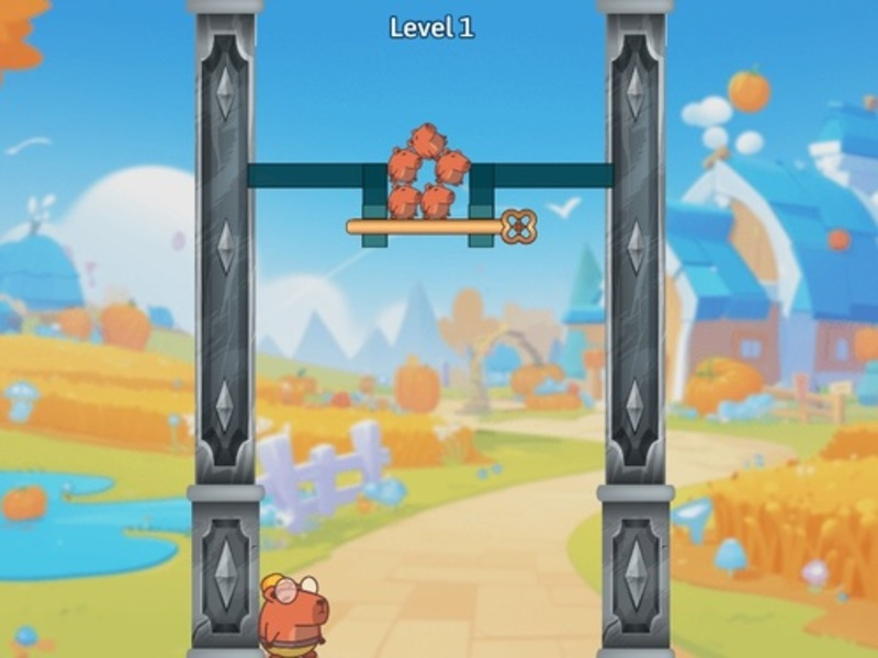 Spel Bewaar baby capybara's trekpen online