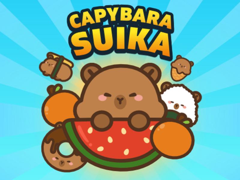 Spel Capybara Suika online