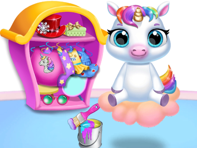 Spel My Baby Unicorn - Pony Care 2 online