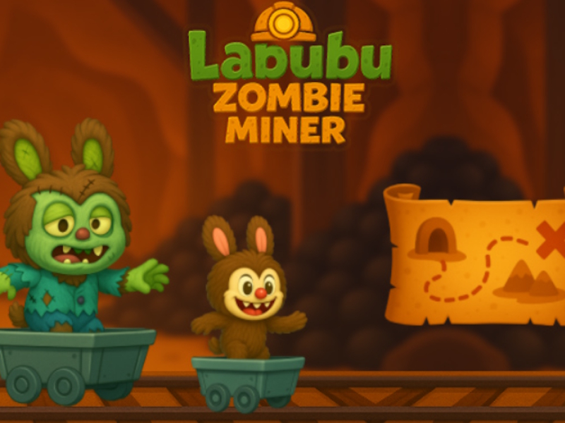 Spel Labubu Zombie Miner online