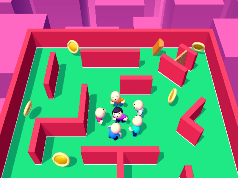 Spel Verberg en zoek vrienden! online