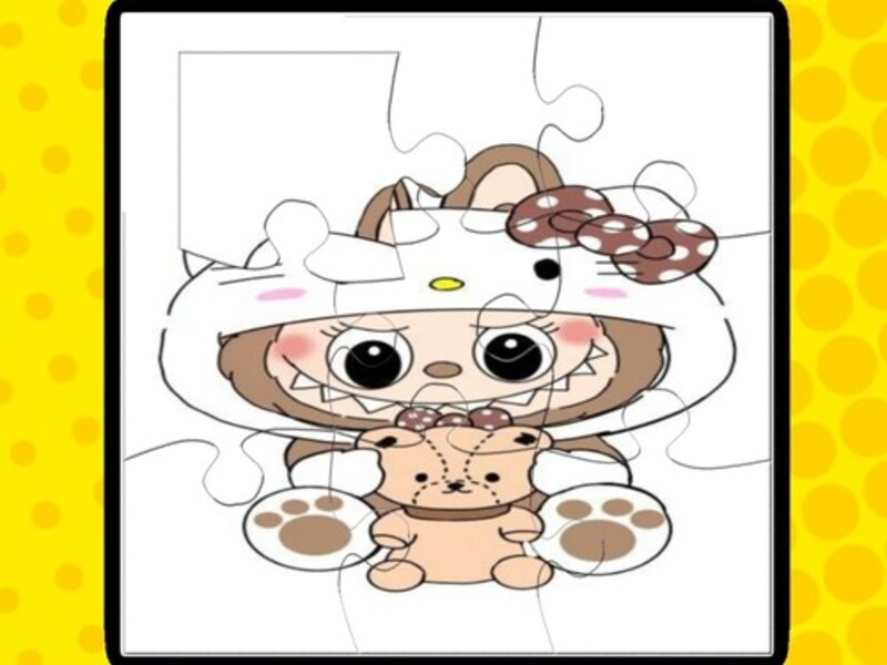 Spel Labubu Jigsaw Puzzles for Kids Game online