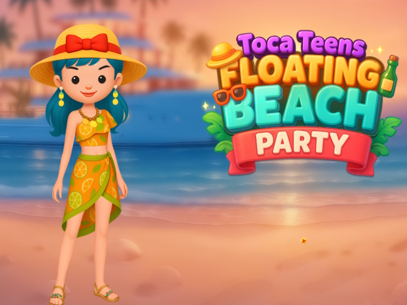 Spel Toca tieners zwevend strandfeest online