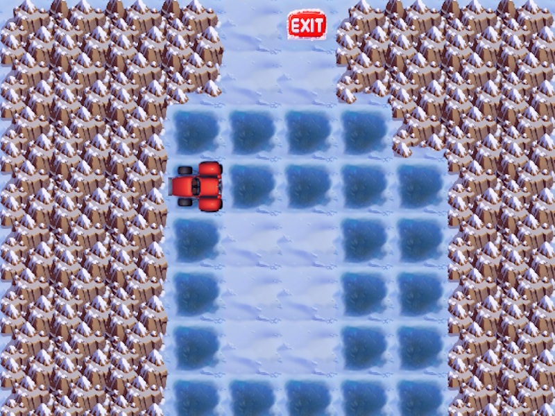 Spel Xmas Snow Challenge Maze Puzzle online