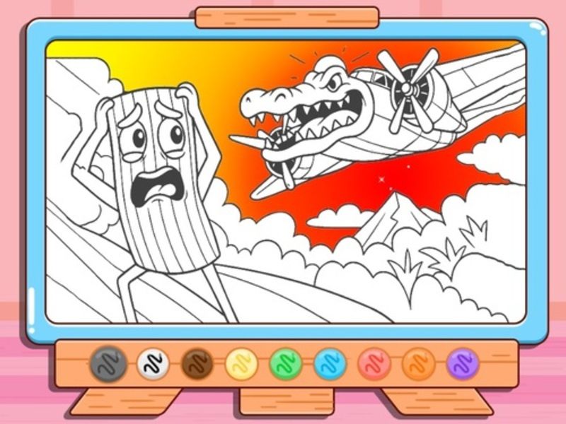 Spel Kleurboek: Bombardino Crocodilo online
