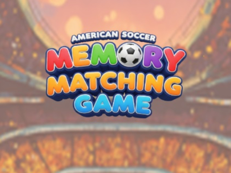 Spel American Soccer Memory Matching Game online