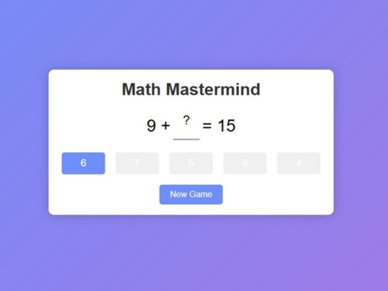 Spel Math Mastermind online