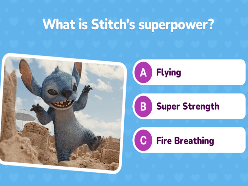 Spel Lilo & Stitch Quiz Challenge online