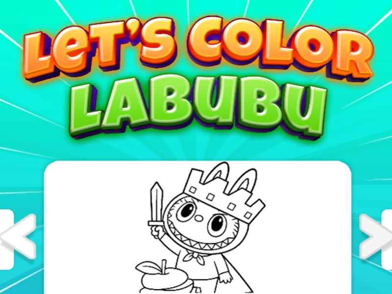 Spel Laten we kleuren Labubu online