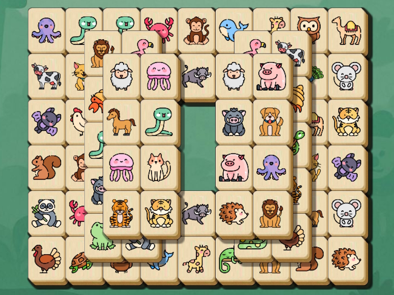 Spel Critter Mahjong Solitaire online