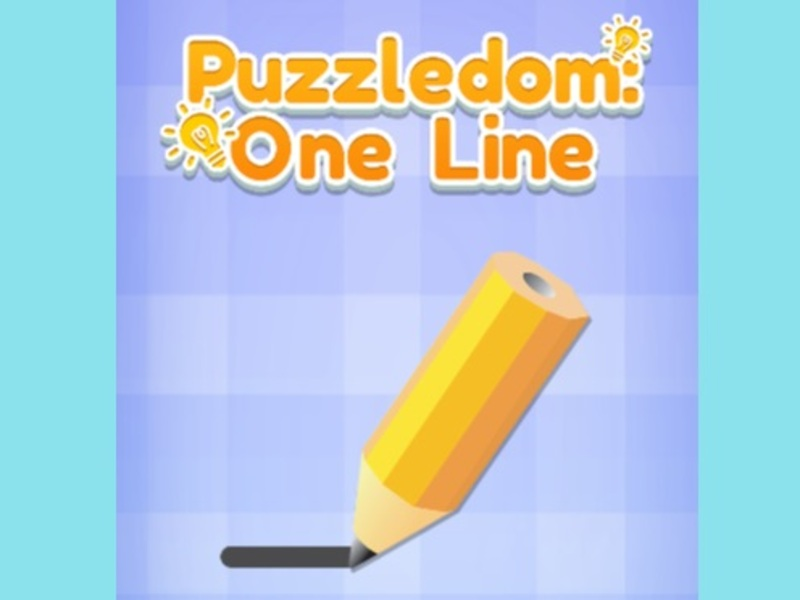 Spel Puzzledom: één lijn online