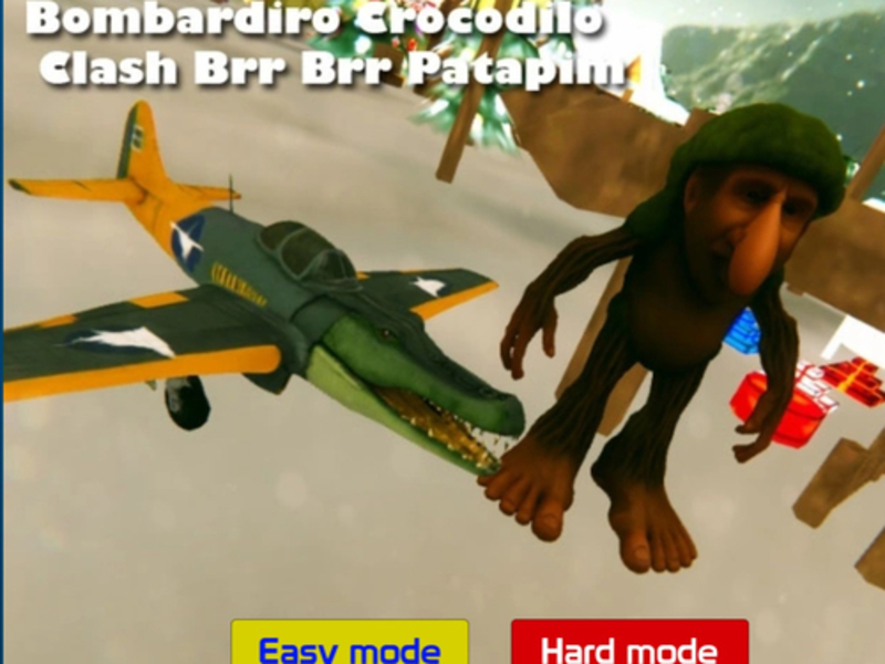 Spel Bombardiro Crocodilo Clash Brr Brr Patapim online