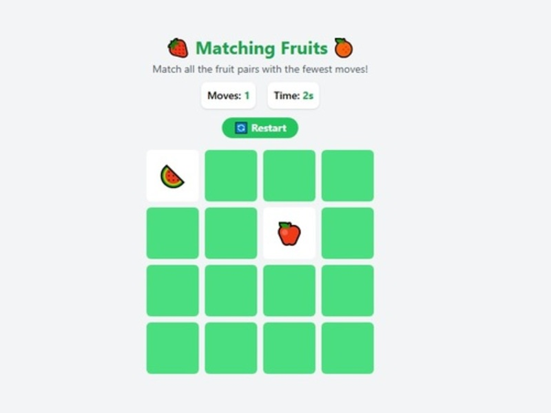 Spel Bijpassende vruchten online