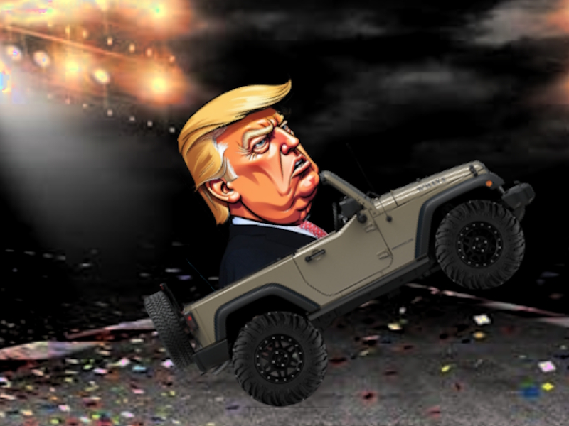 Spel Trump Wheelie Challenge online
