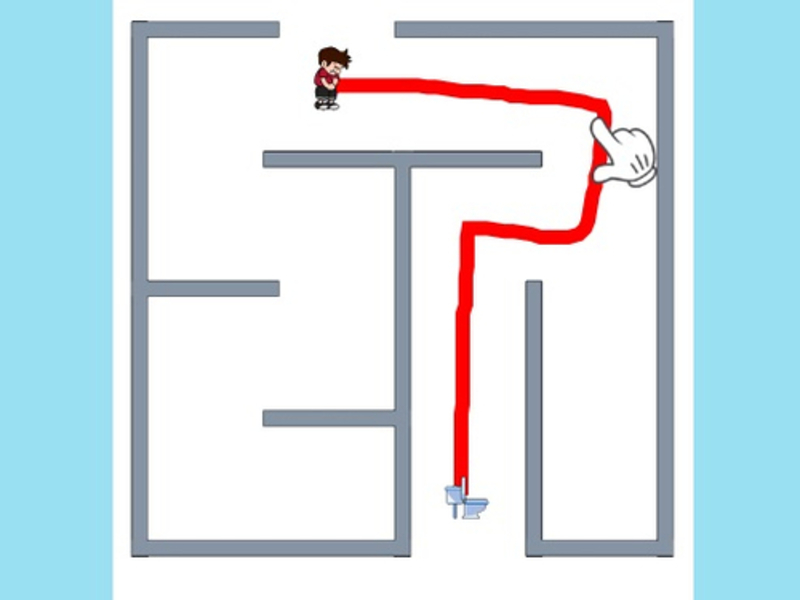 Spel Maze Escape Toilet Rush online