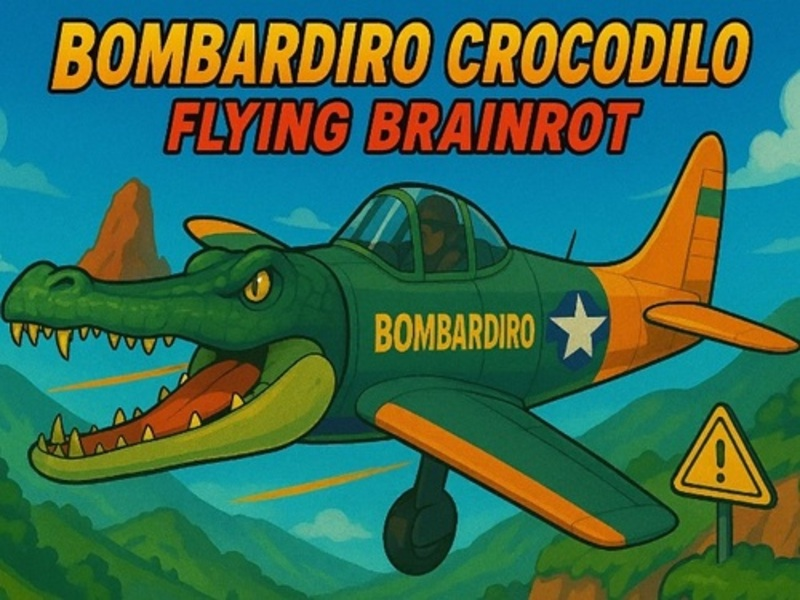 Spel Bombardiro Crocodilo Flying Brainrot online