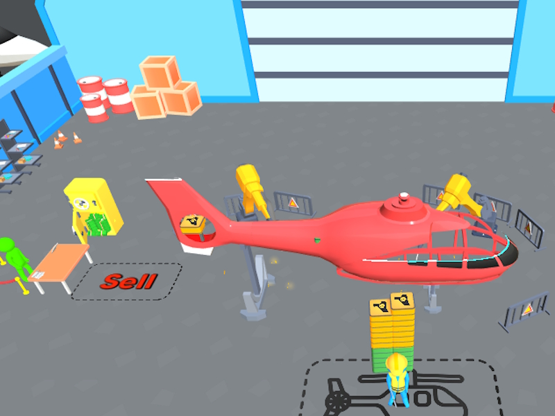 Spel Vliegtuigfabriek: tycoon online
