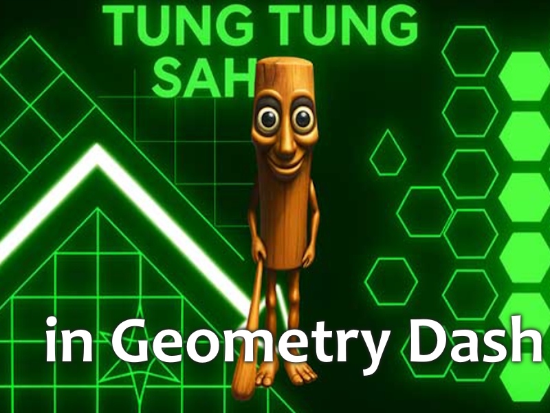 Spel Tung Tung Sahur in Geometry Dash online