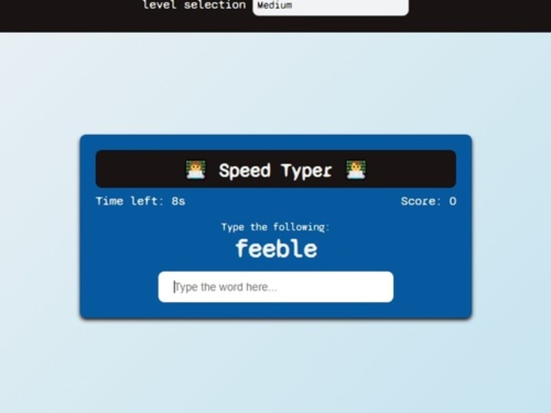 Spel Speed Typer online