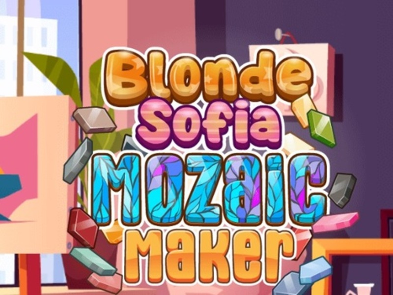 Spel Blonde Sofia: Mozaic Maker online