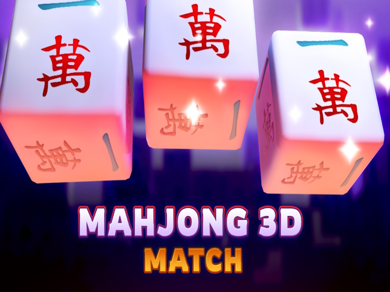 Spel Mahjong 3D -wedstrijd online