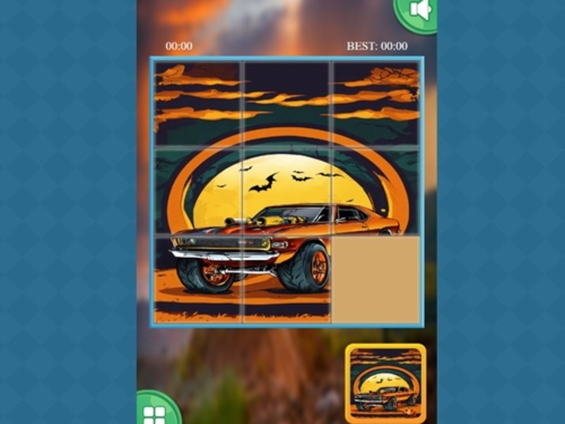 Spel Monster Truck Sliding Puzzles online